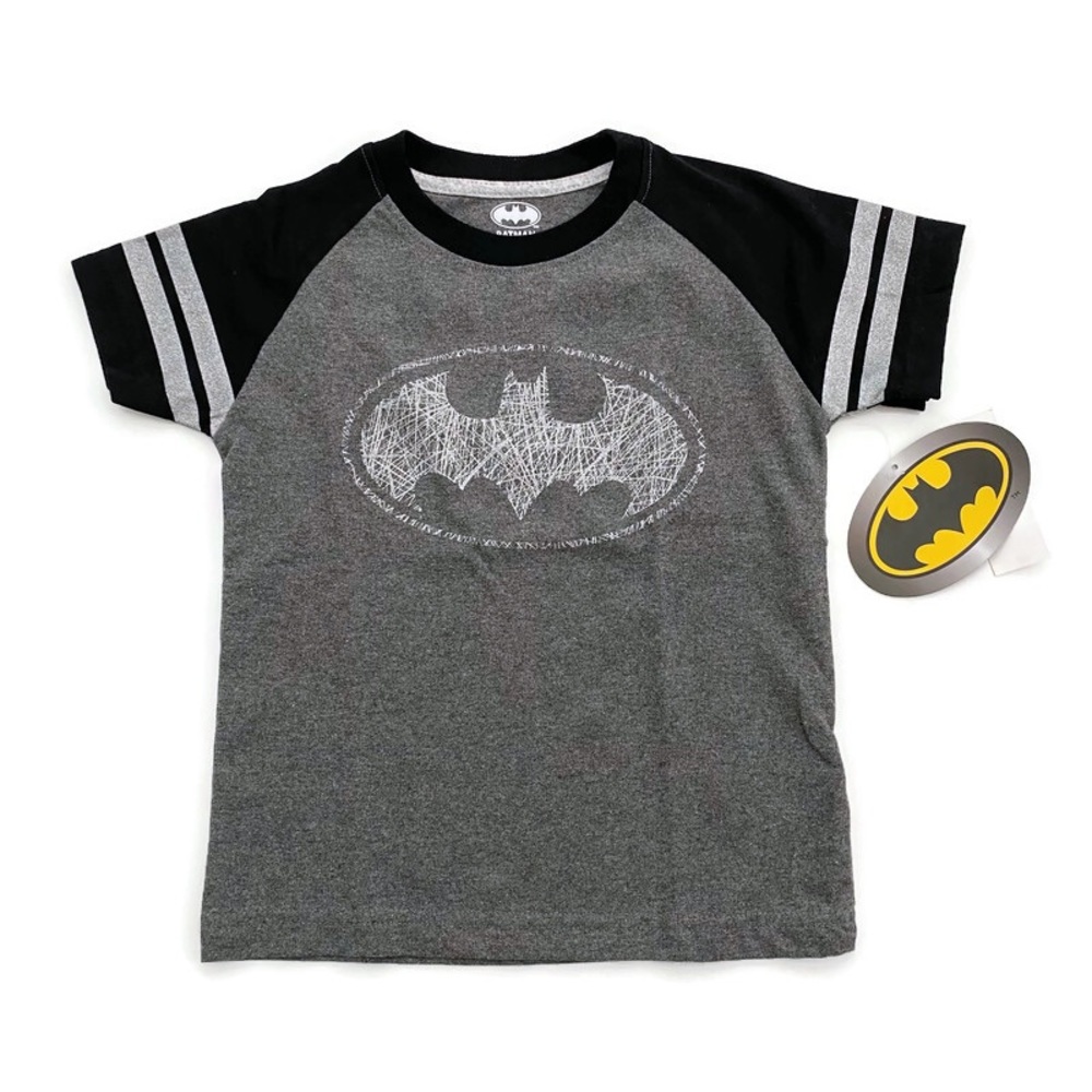 Batman (NEW) Toddler Boys Short Sleeve T-Shirt Black Size 4T